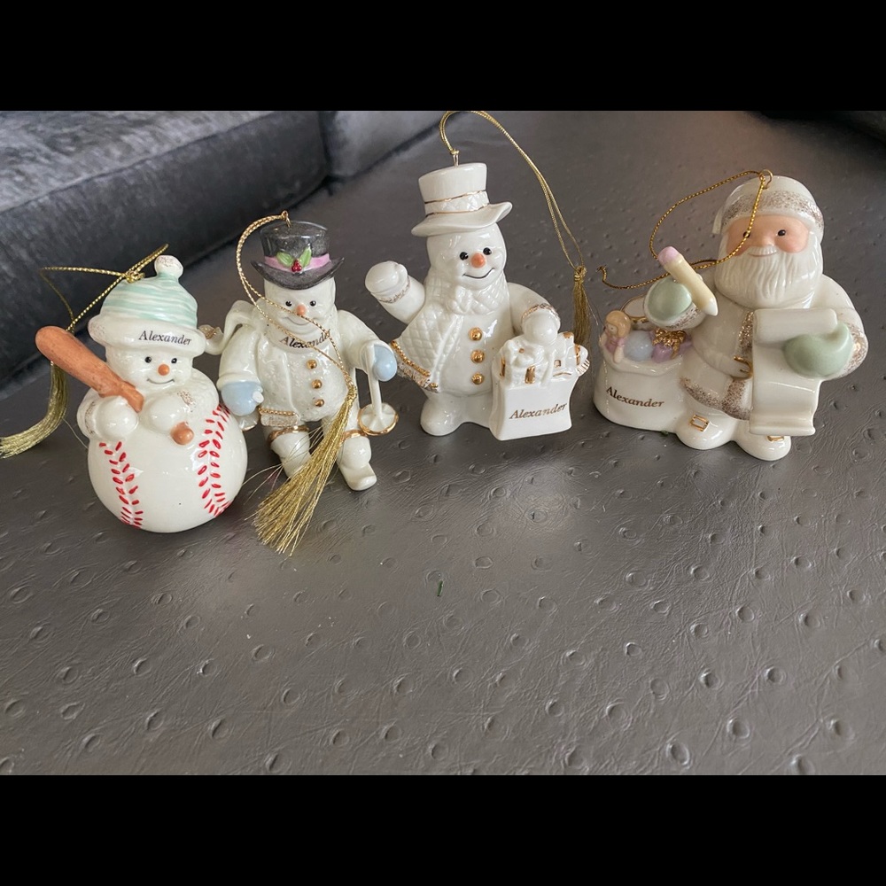 Lenox ornaments (set of 6) “Alexander”